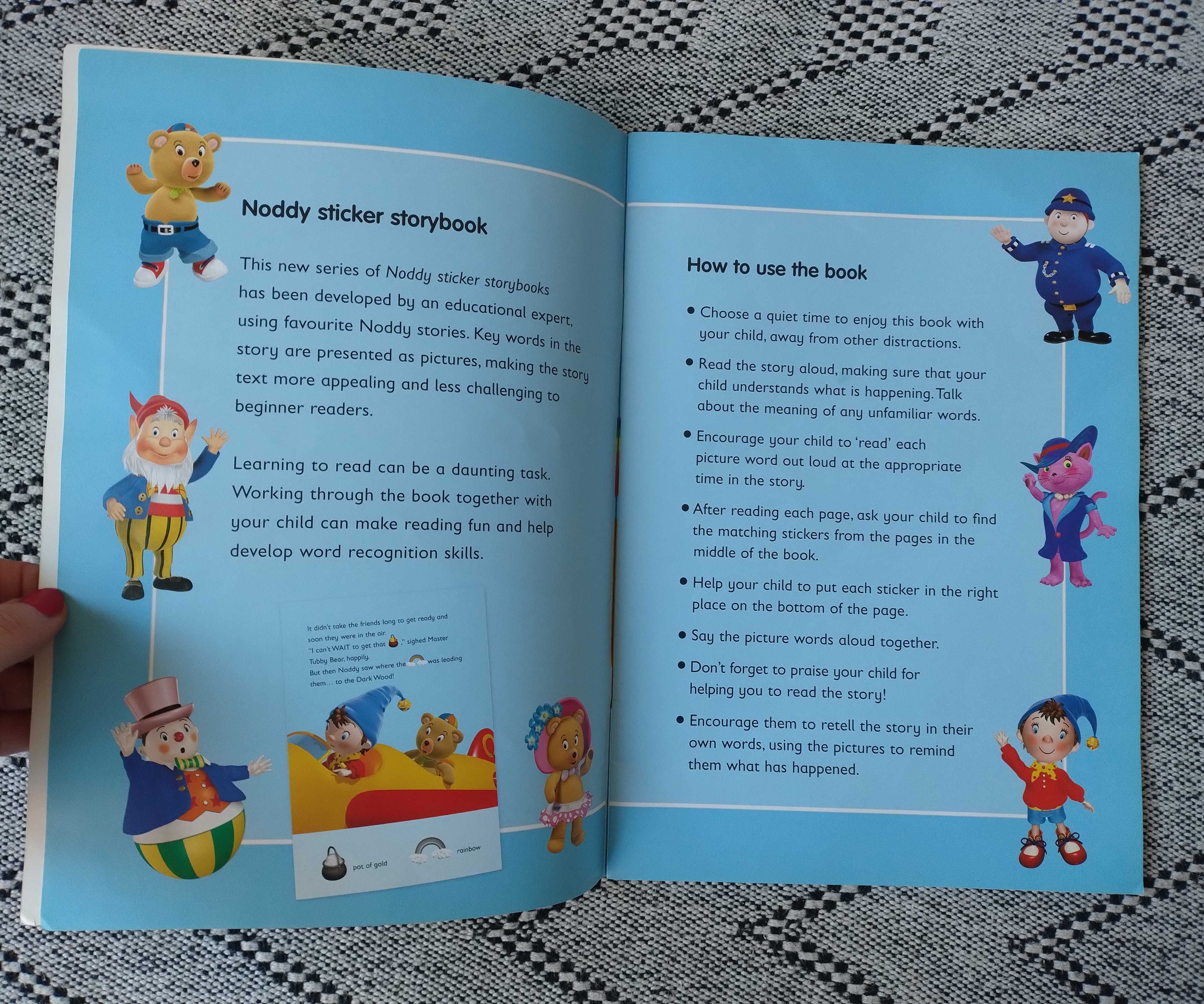 Learn to read with Noddy the Rainbow Chaser książka dzieci angielski