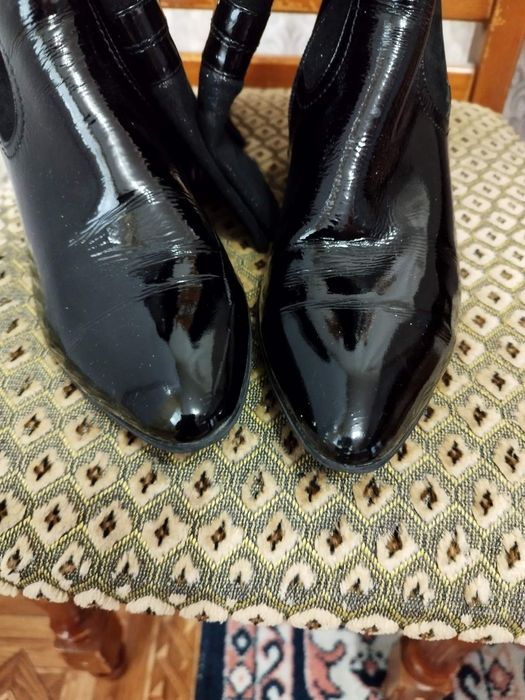 Чоботи весня/осінь кожаная 39р.