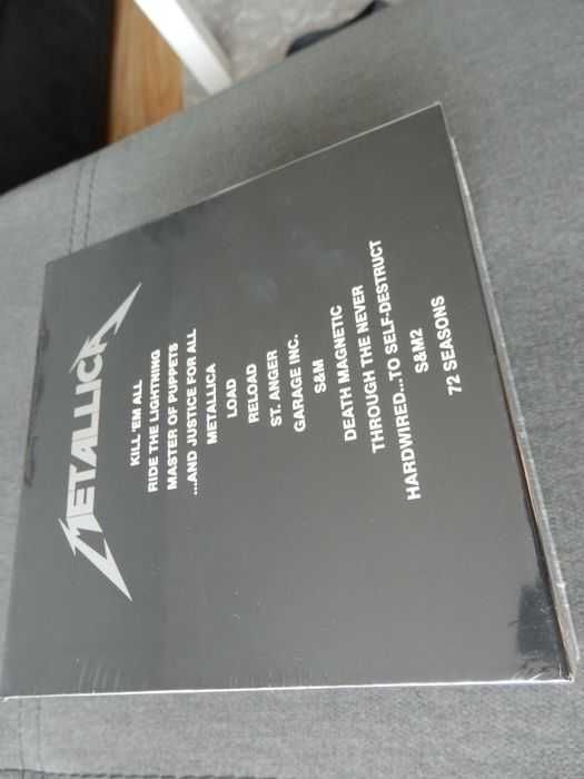 BOX METALLICA zestaw kolekcja 15 albumów dyskografia FOLIA