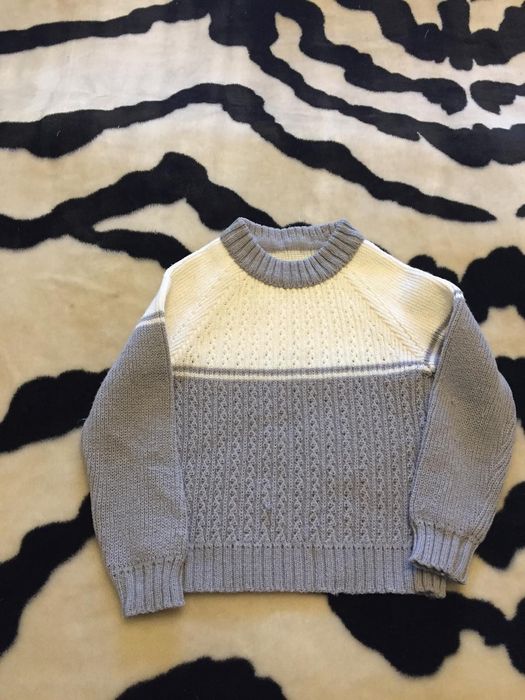 Свитер серый детский