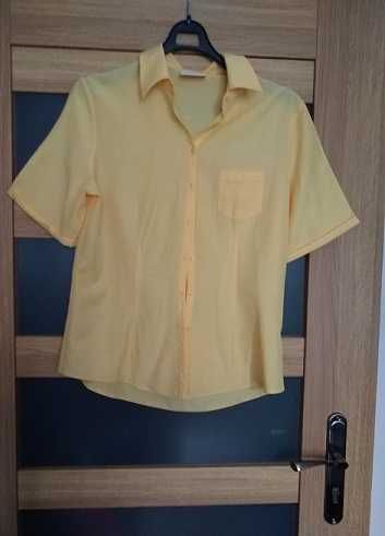 bluzka koszulowa żółta M