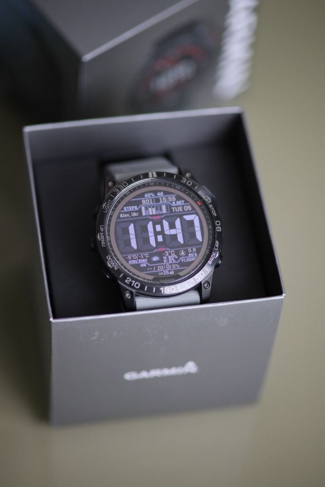 Смарт-годинник Garmin Fenix 7X Solar Black NEW