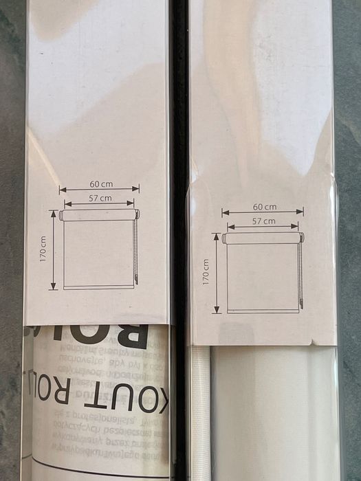 Ролета блекаут BOLGA 57x170см білий