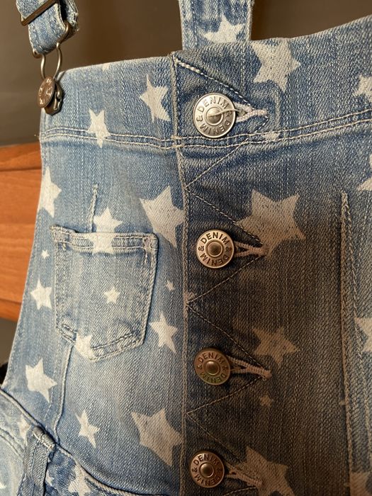 Ogrodnuczki jeansowe H&M
