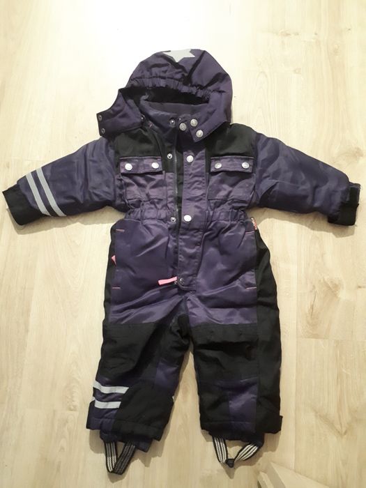 Kombinezon zimowy r.80 + szalik