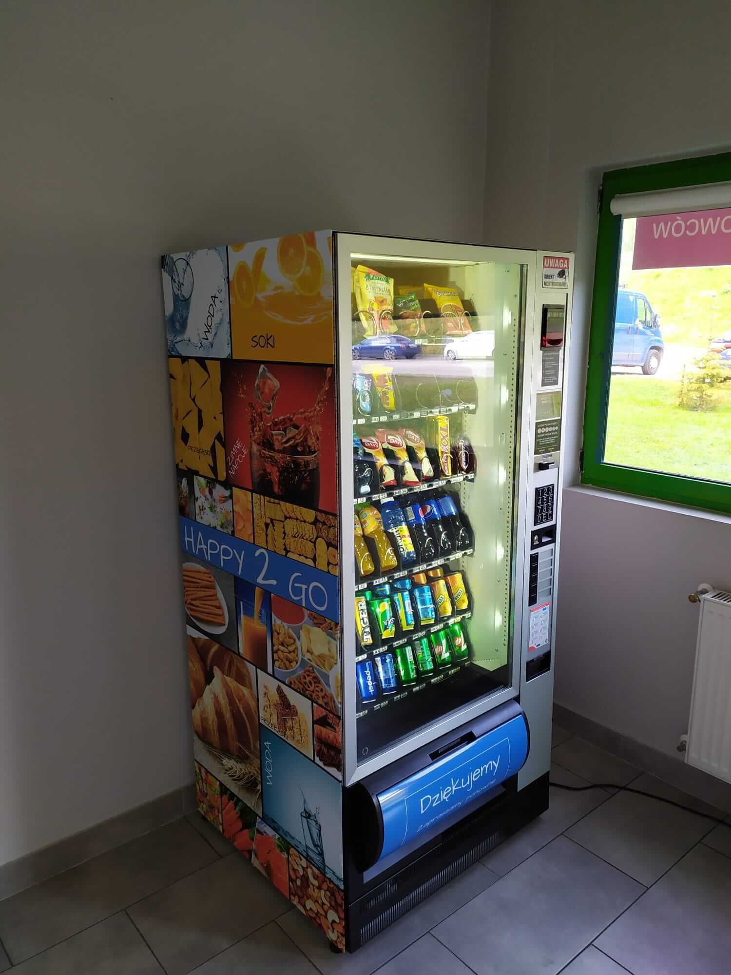 NECTA SAMBA Automat Vendingowy Sprzedający Samoobsługowy Vending