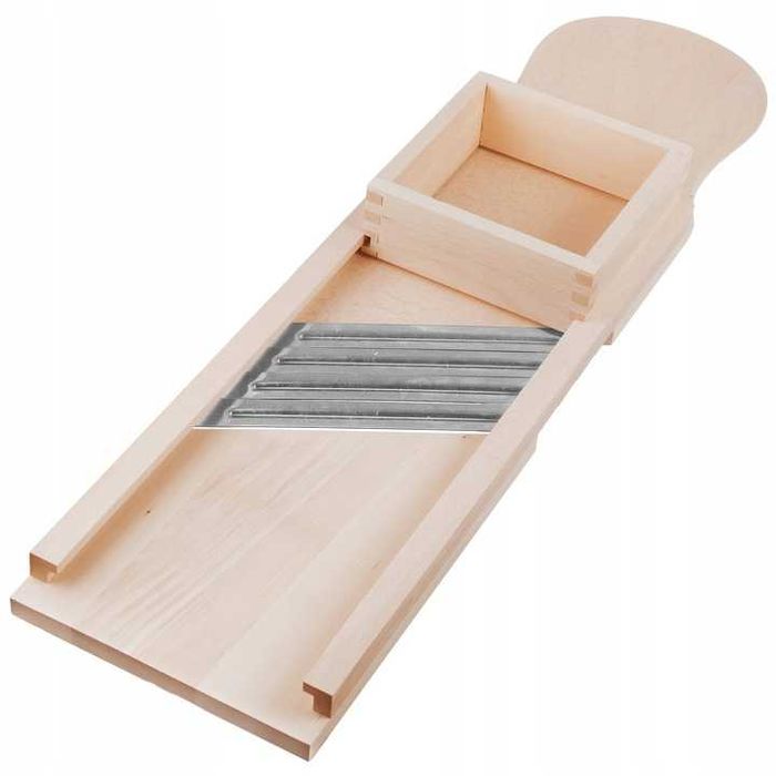 Gigantyczna Drewniana Tarka do Kapusty i Sałaty 92cm 5kg