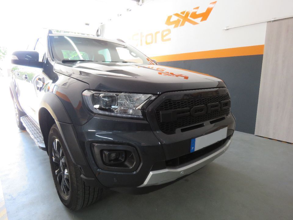 Abas de roda Look Raptor + 45 mm para Ford Ranger Wildtrak + Com senso