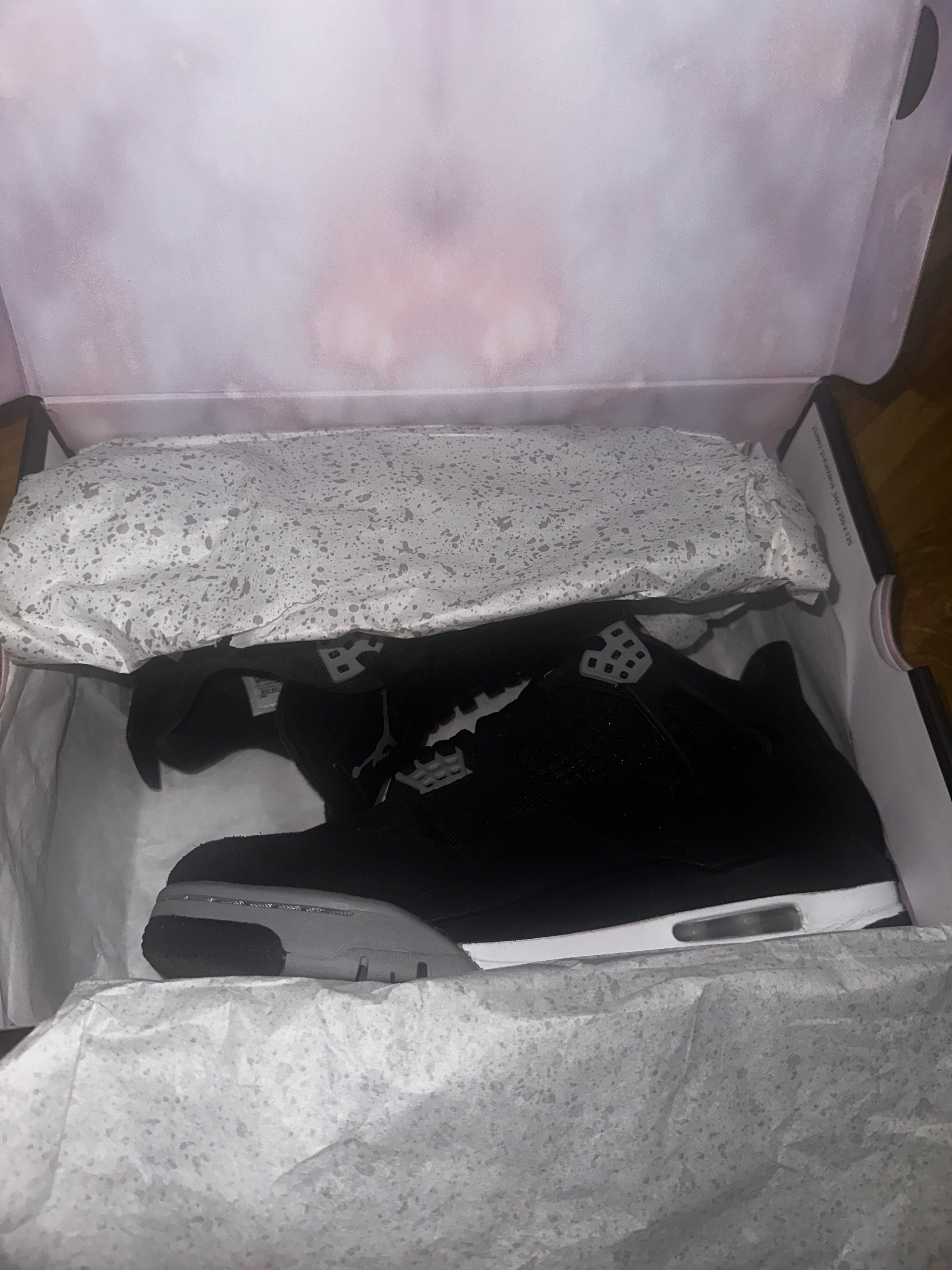 Jordan 4 retro se black canvas