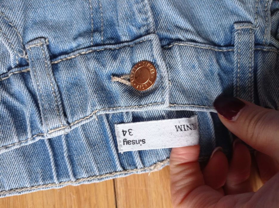 jeansy szerokie wide leg Sinsay 34 jak nowe