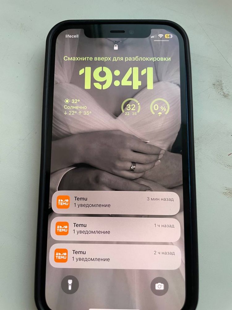 Iphone 12 синий neverlock 64 гб