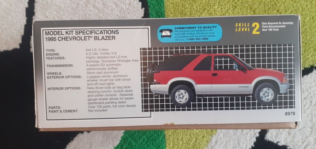 Model CHEVROLET BLAZER 1995- 1/25 - unikalny model AMT !!