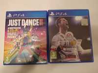 2 gry na PS4: Just Dance 2018 + FIFA 18
