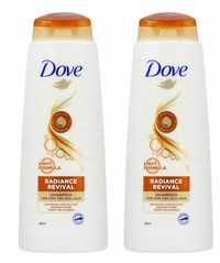 2x DOVE radiance Revival szampon do włosów suchych 400ml