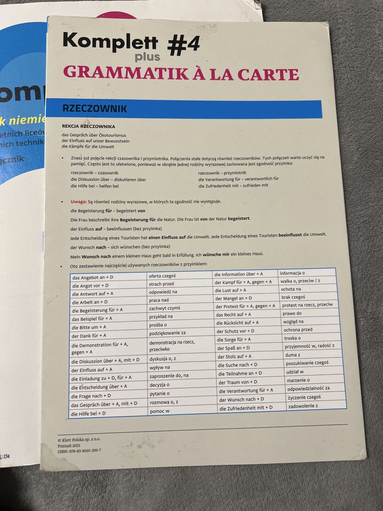 Komplett 4 niemiecki podręcznik