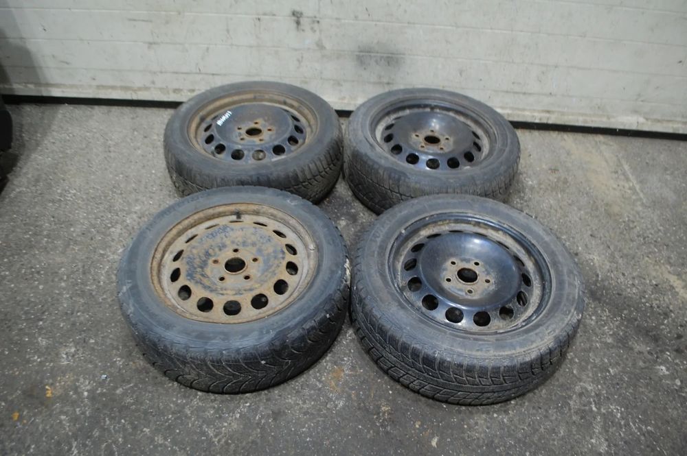 KOŁA FELGI STALOWE + OPONY ZIMOWE 2019R. 205/55R16 8P0601027 5X112 ET50 6J AUDI A3 8P VW GOLF V SKODA SEAT