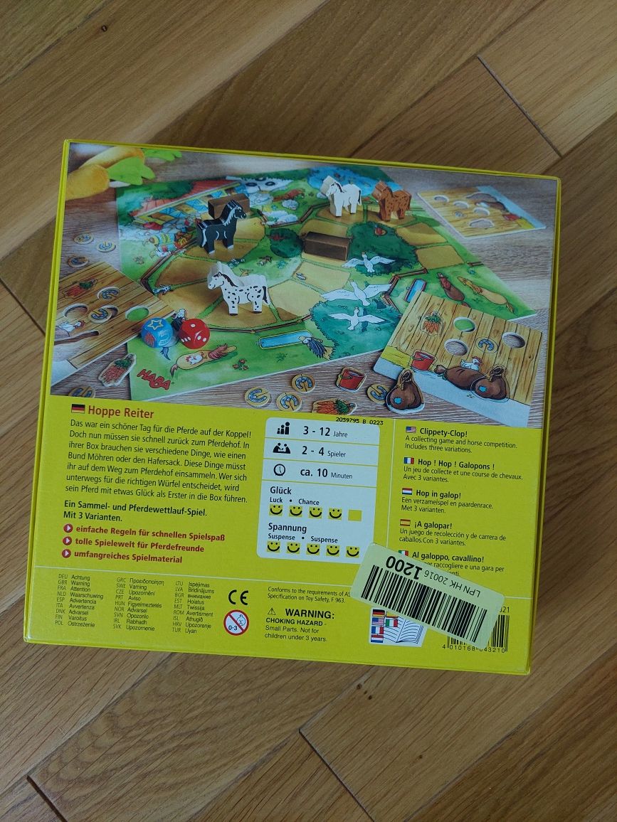 Haba gra wio koniku hoppe reiter 3+