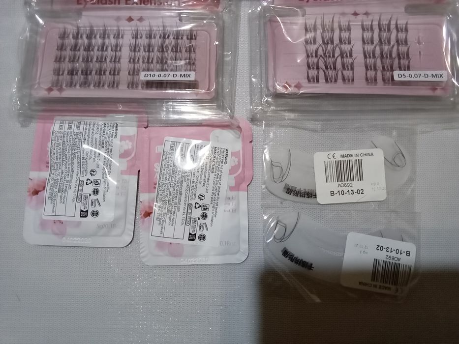 Набор: ресницы , сыворотка для лица ,маски