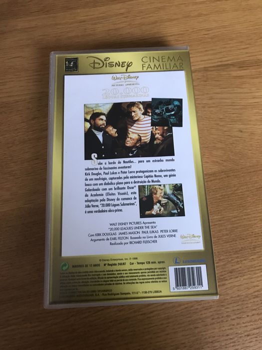 VHS 20.000 léguas submarinas.