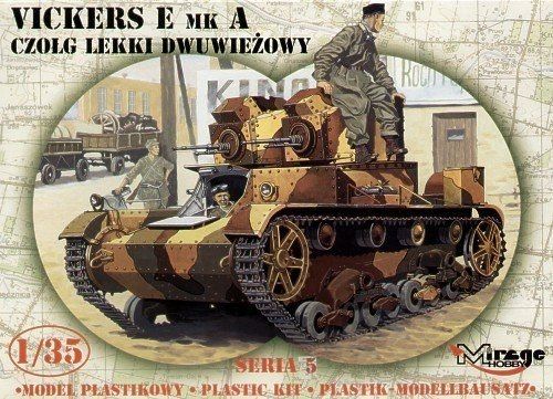 Vickers E Mk A Polski Czołg model plastikowy do sklejania - 1:35