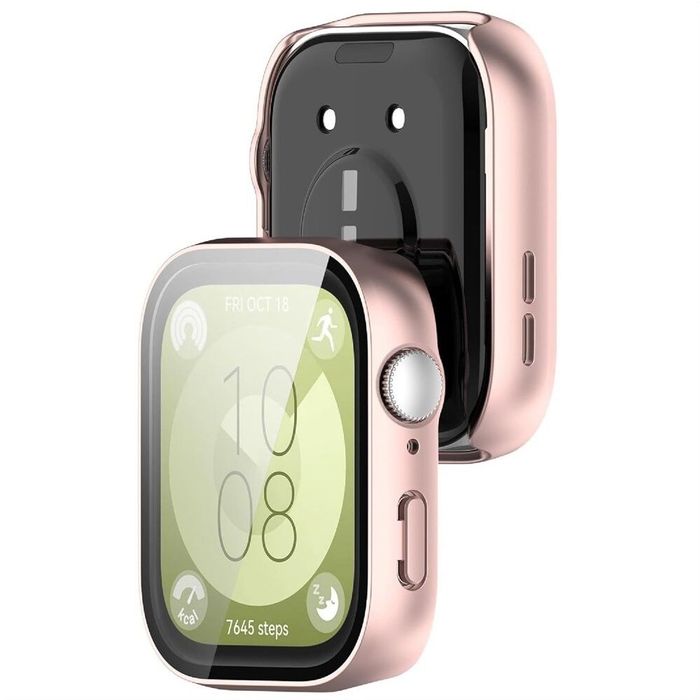 Etui Tech-Protect Defense360 z Szkłem DO Huawei Watch Fit 3 Różowe