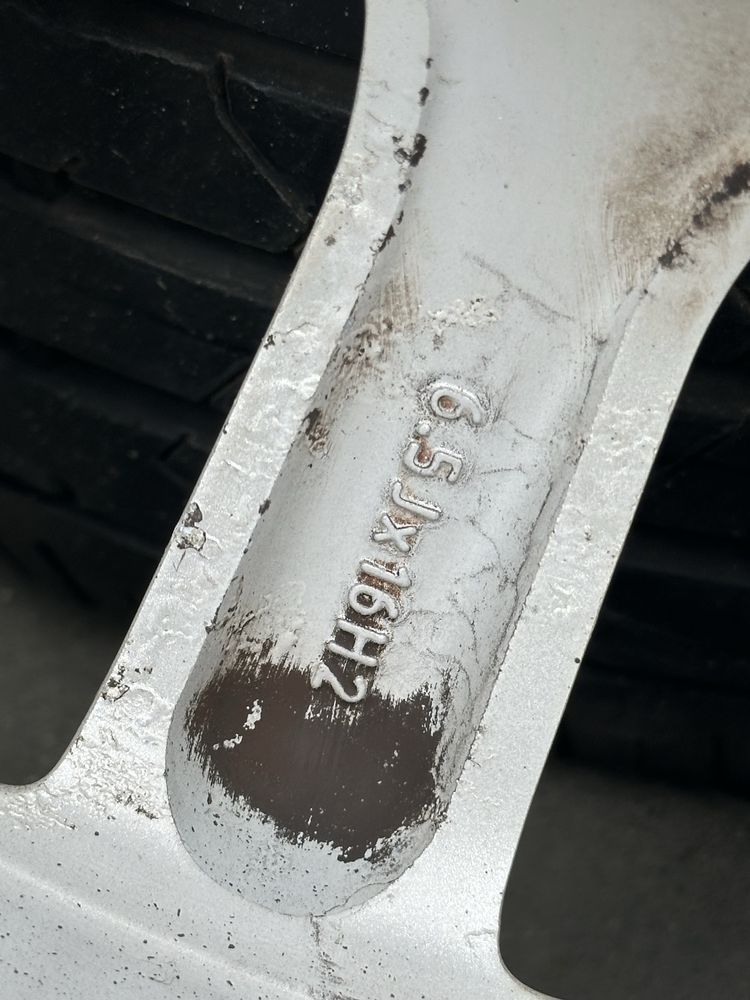 Диски R16 Opel 4x100 ЕТ 37 6.5J + літо Hankook 205/55