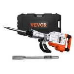 1063 - Martelo demolidor profissional Vevor 3500w mala duas ponteiras