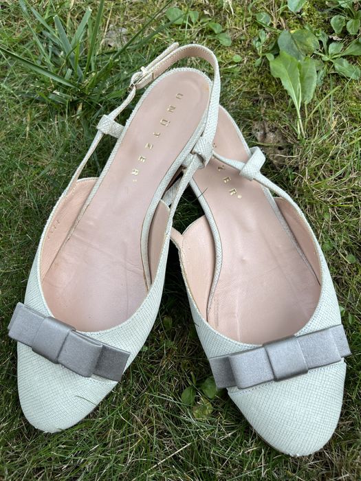 Baleriny sandały beżowe Unutzer 37 Kazar Ryłko Ochnik