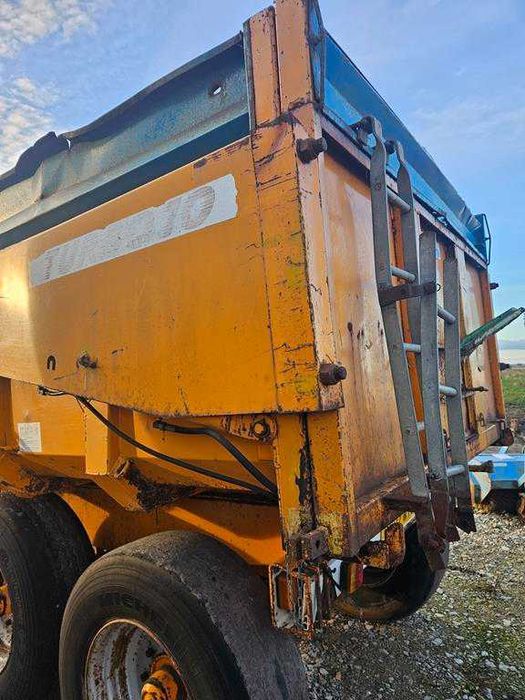 Przyczepa tandem wywrotka, skorupowa