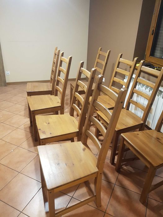 Stół  z 8 krzesłami IKEA
