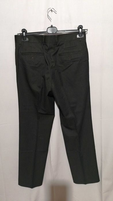 L/116 Spodnie garniturowe czarny popiel DEB  r. 32