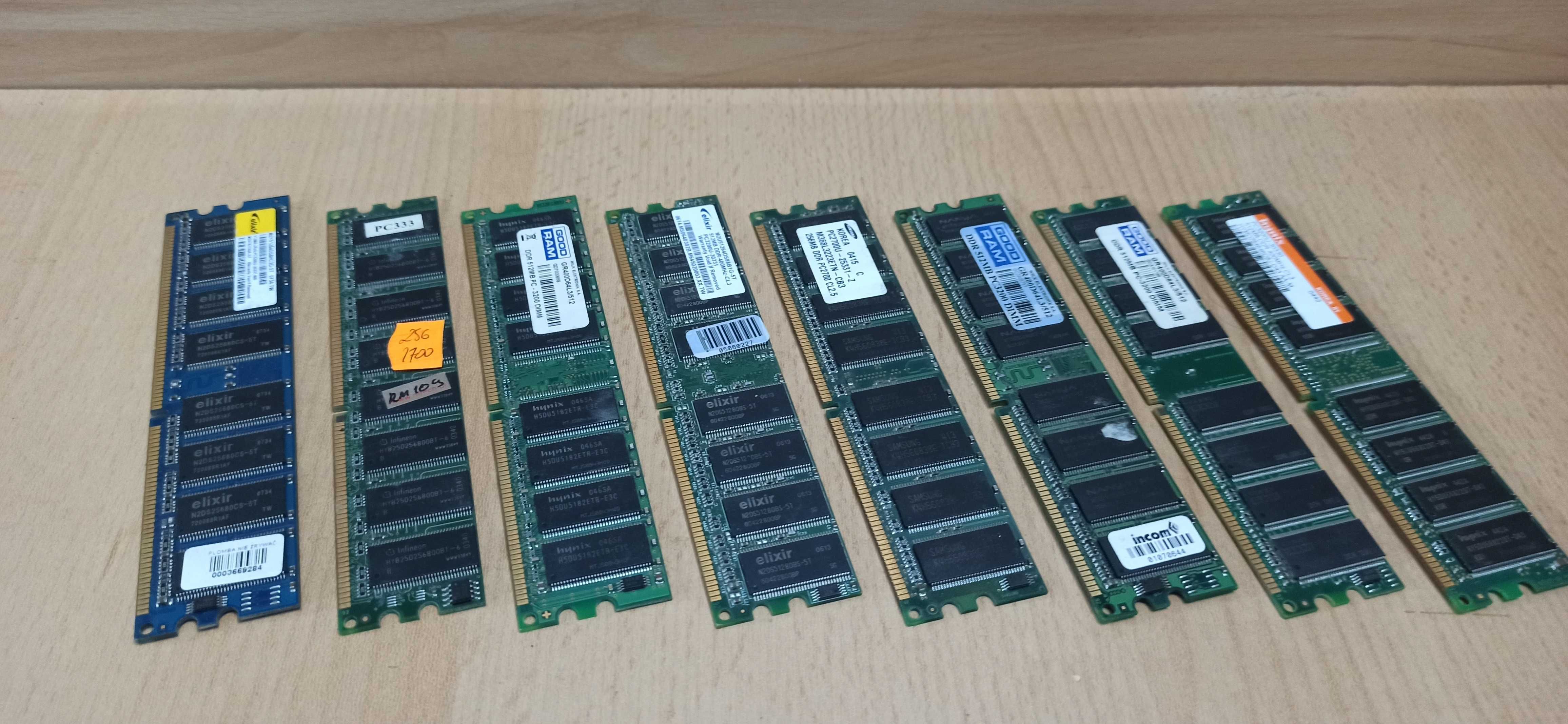 Kości ram, DDR2 i DDR (x22)