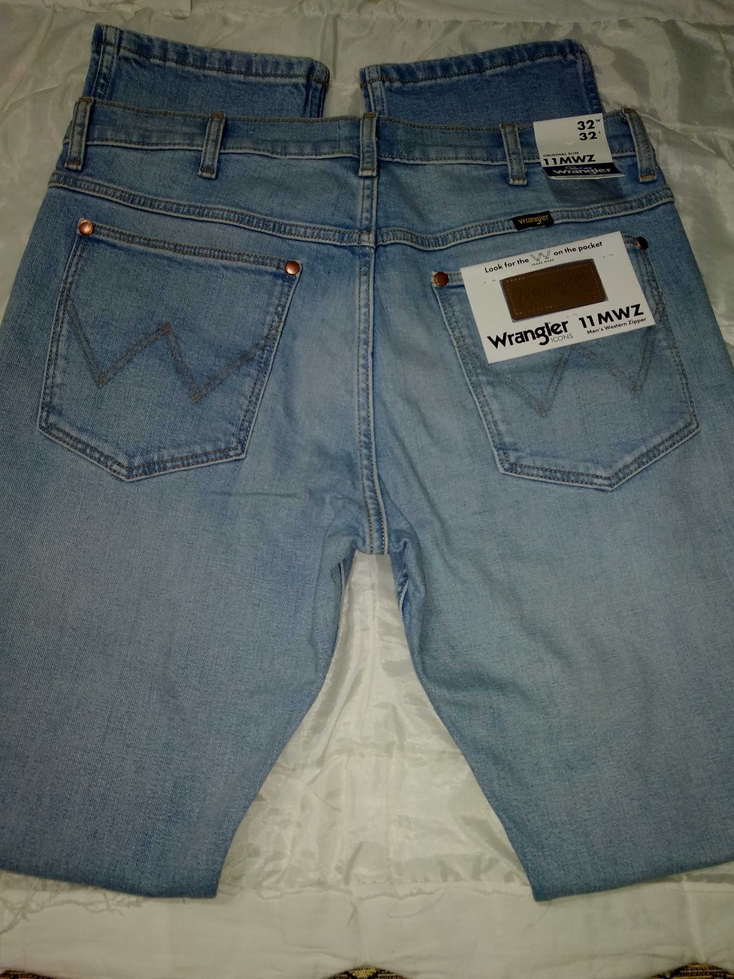 Джинси WRANGLER 11MWZ stretch W32 L32 made in Bangladesh з США