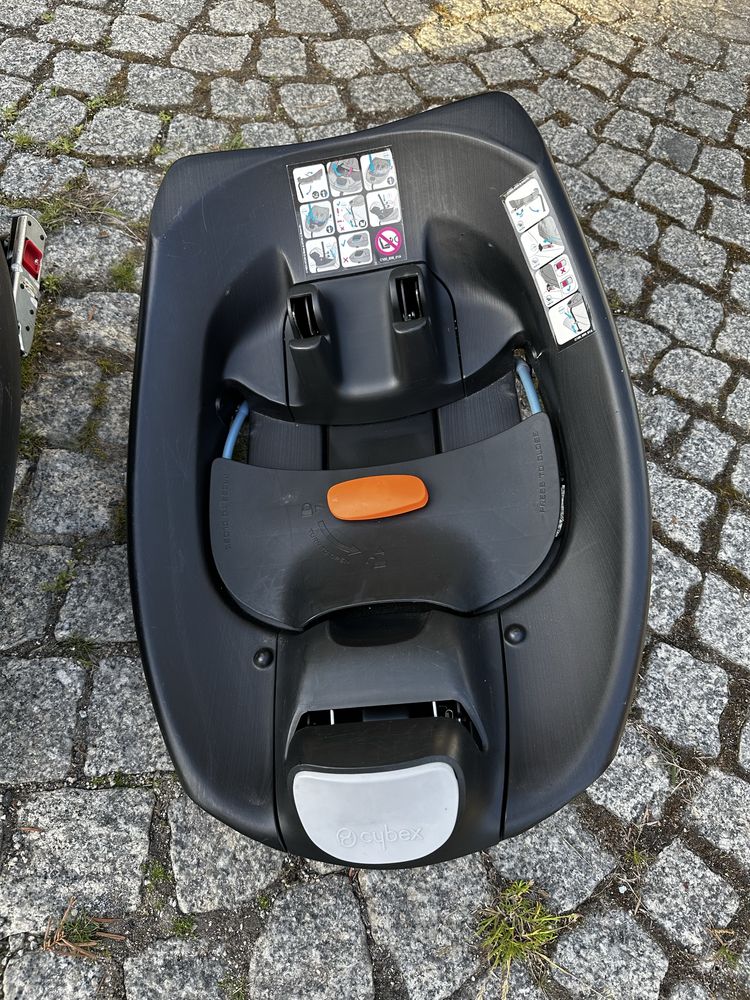 Fotelik Cybex Aton 3S + dwie bazy Isofix