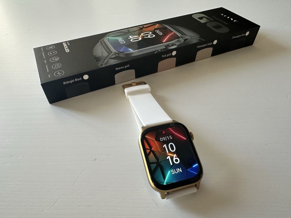 Smartwatch GO Kiano !!! Zegarek Amoled !!! Gwarancja Nowy
