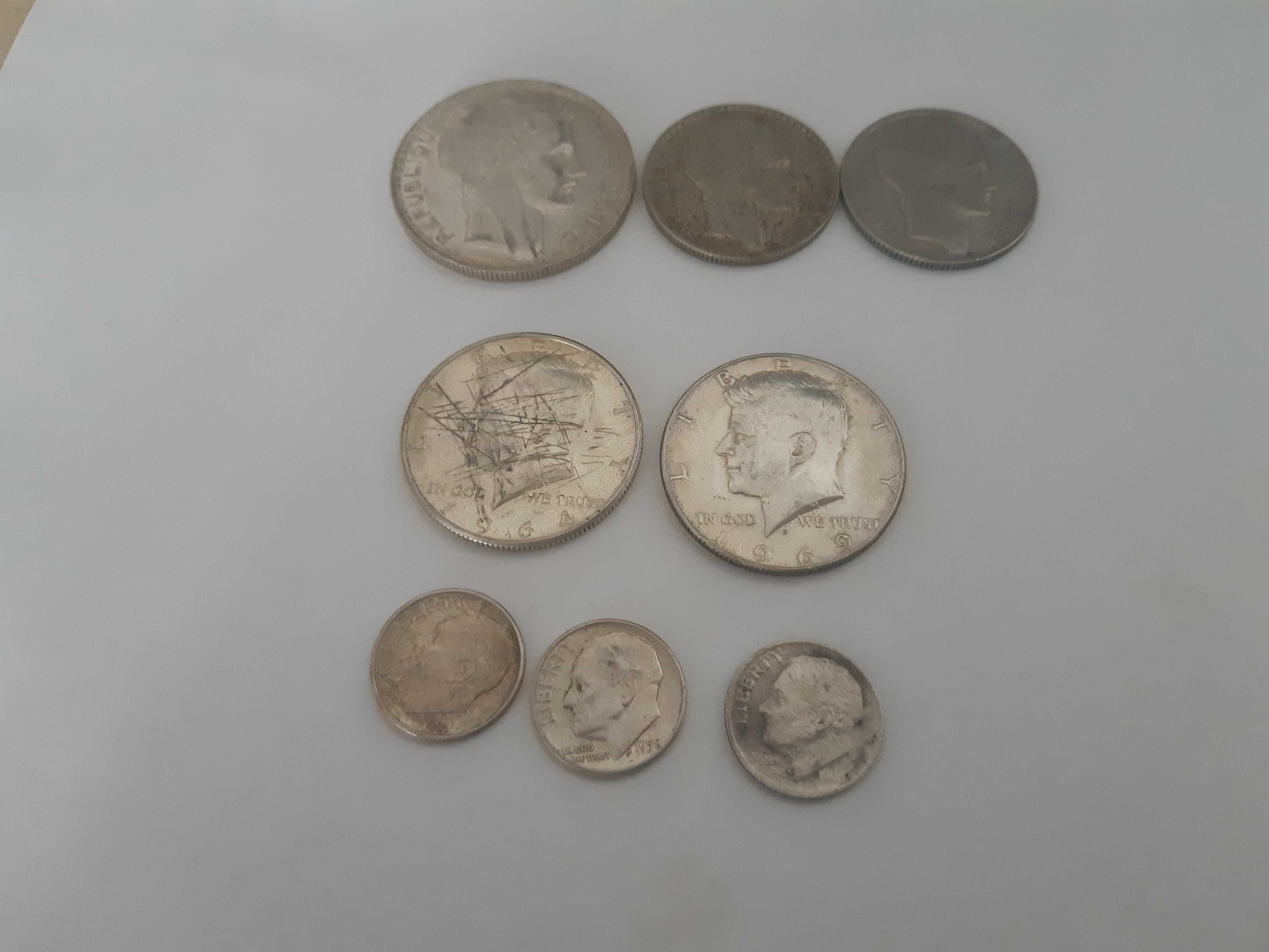 Monety srebrne, junk silver