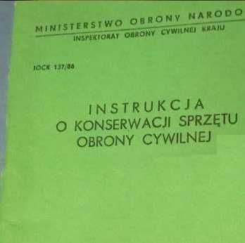 Instrukcja o konserwacji sprzętu obrony...