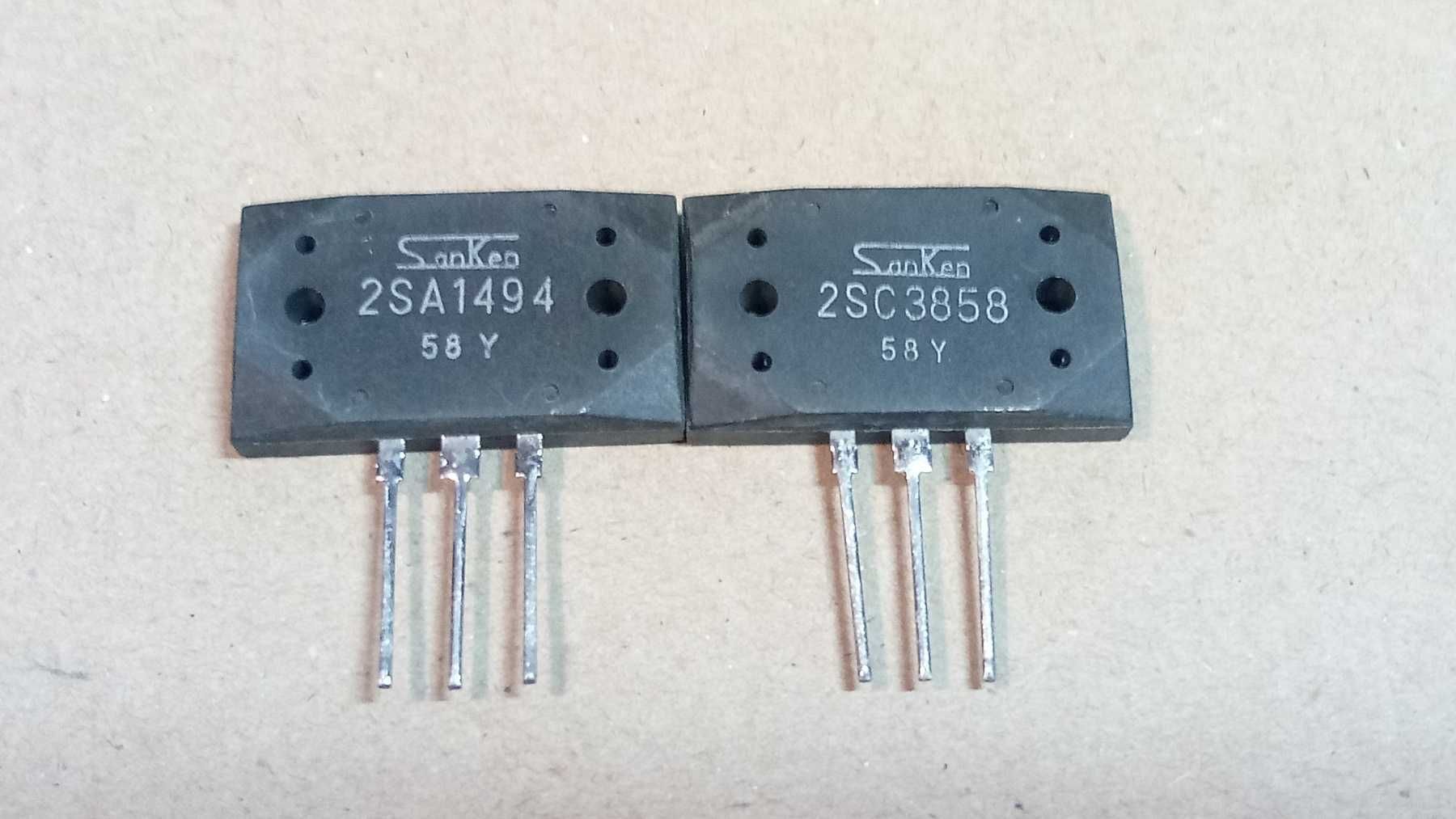 Транзистори 2SA1494 2SC3858.