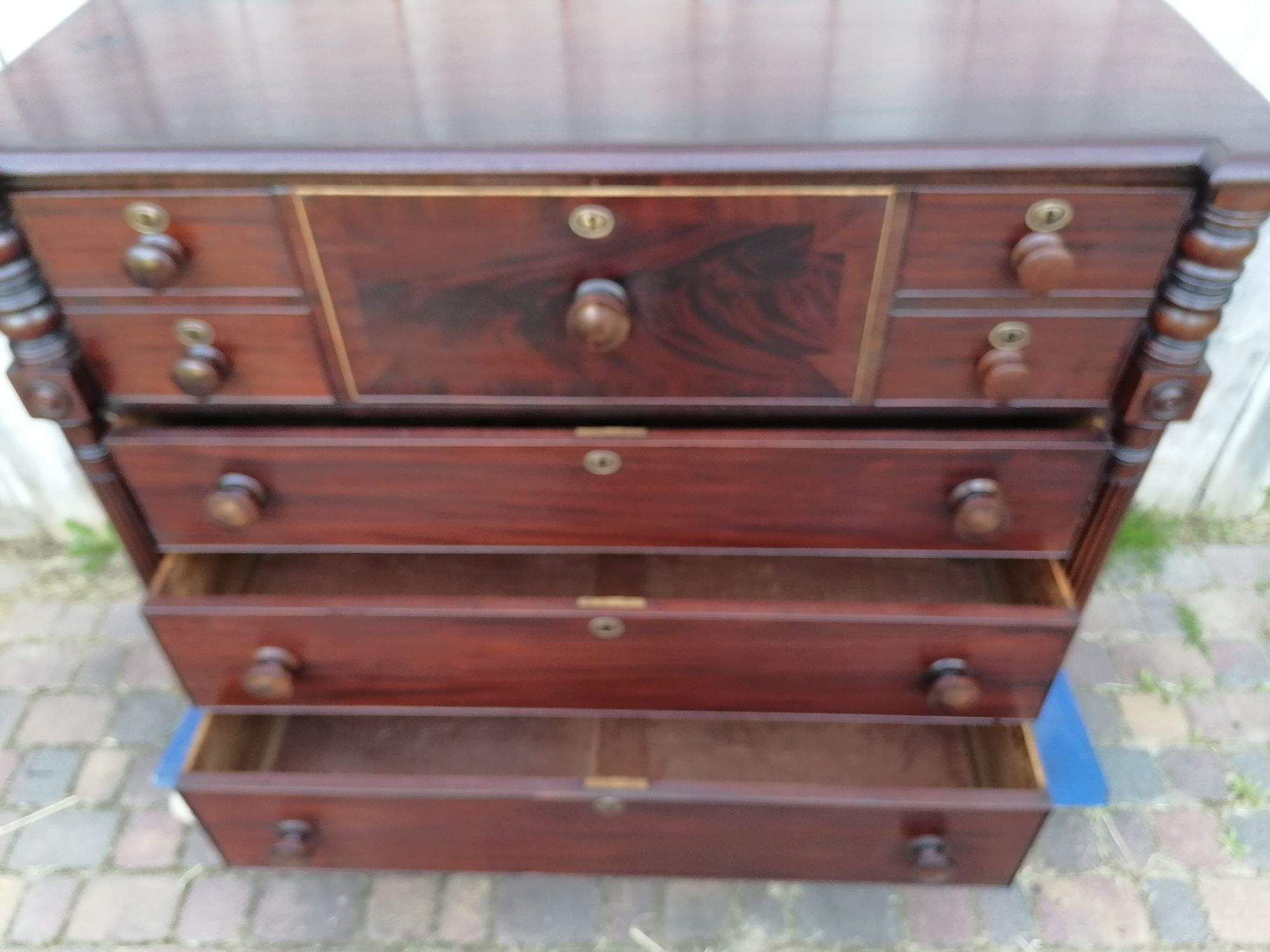 Sekretara biedermeier komoda sekretarzyk