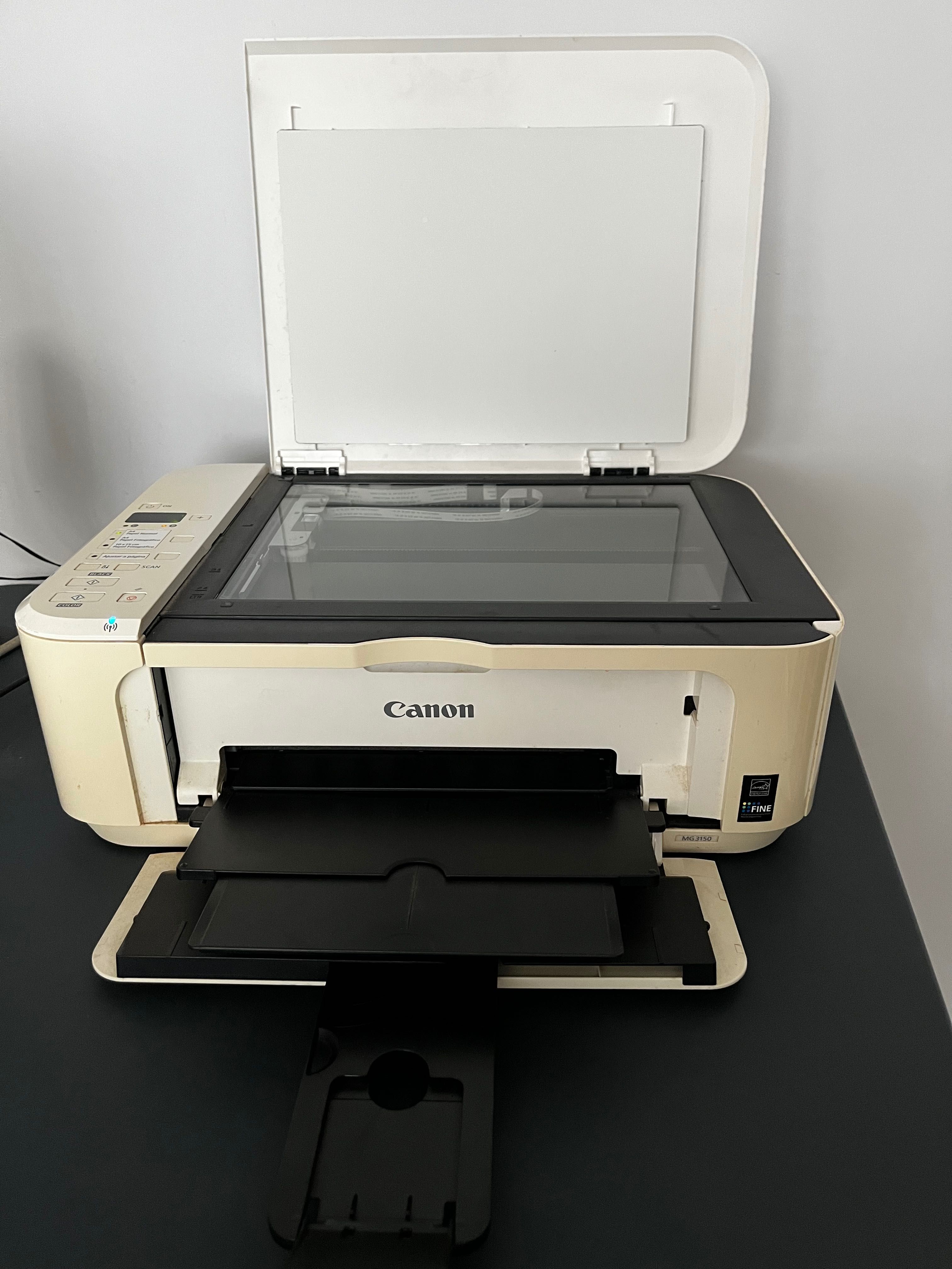 Impressora Multifunções Canon Pixma MG3150 Wireless (Branca)