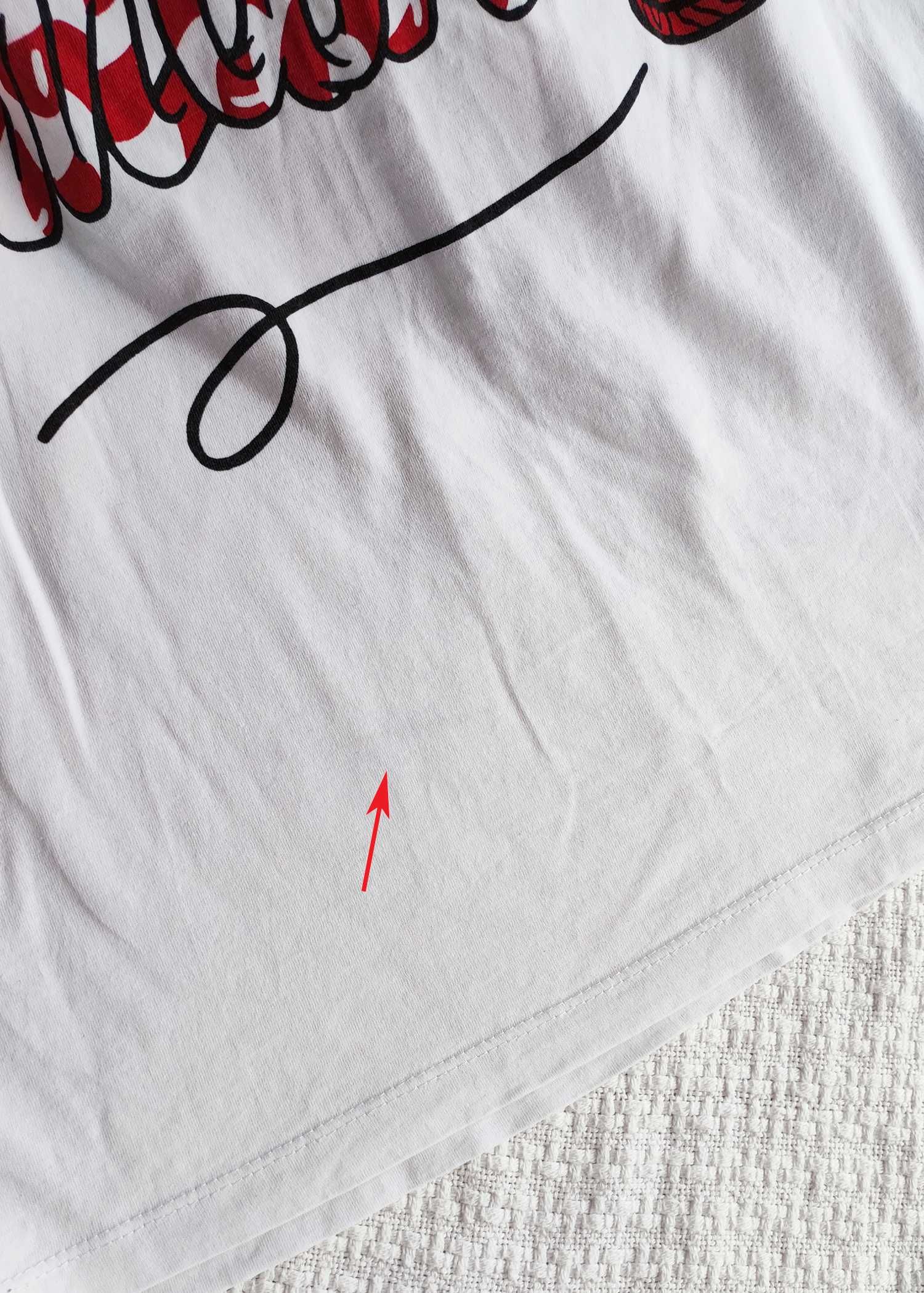 Biała męska koszulka T-shirt z nadrukiem gentleman minimal