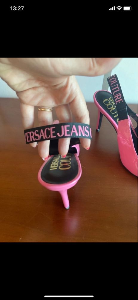 Sandalias Versace Rosa 38