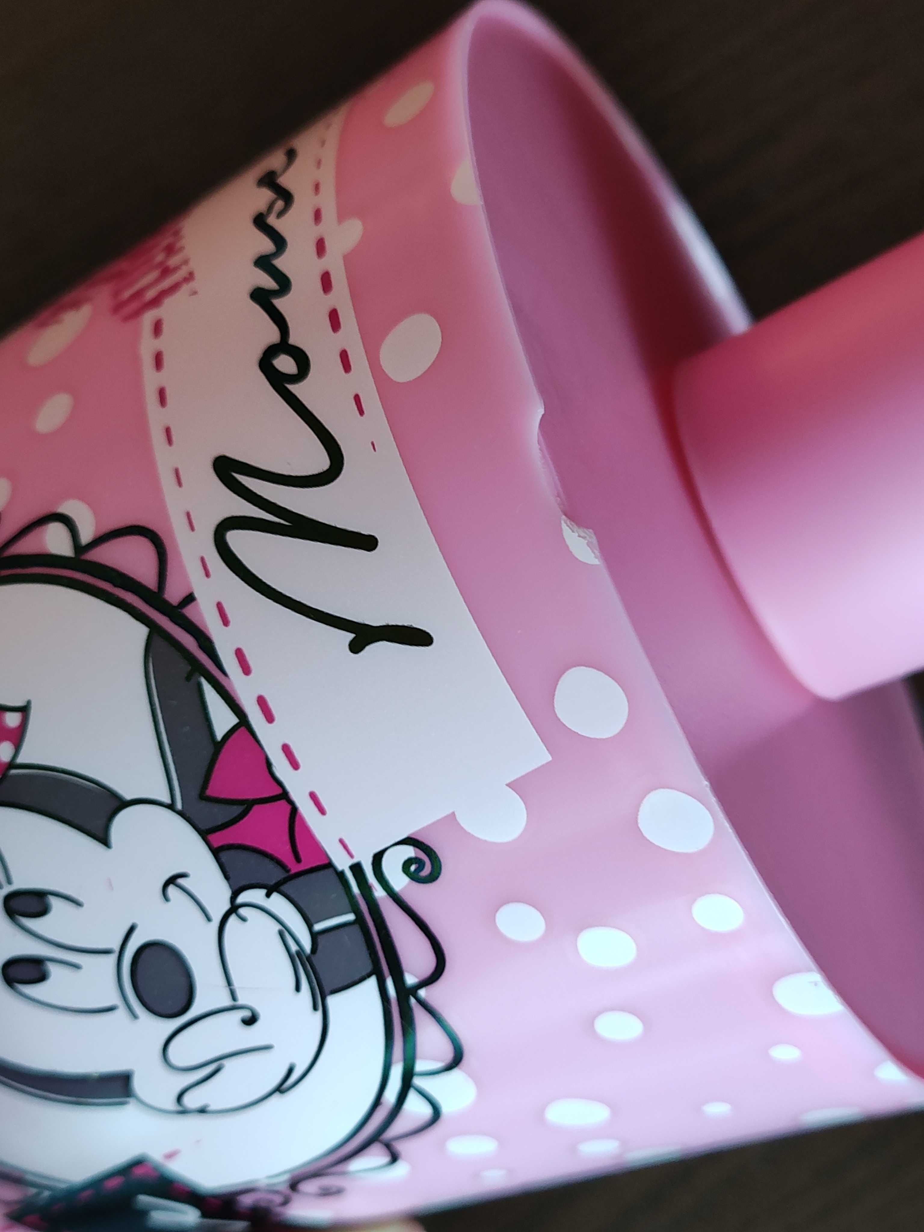 Lampka różowa dla dziecka, nocna z motywem Minnie Mouse (Disney)
