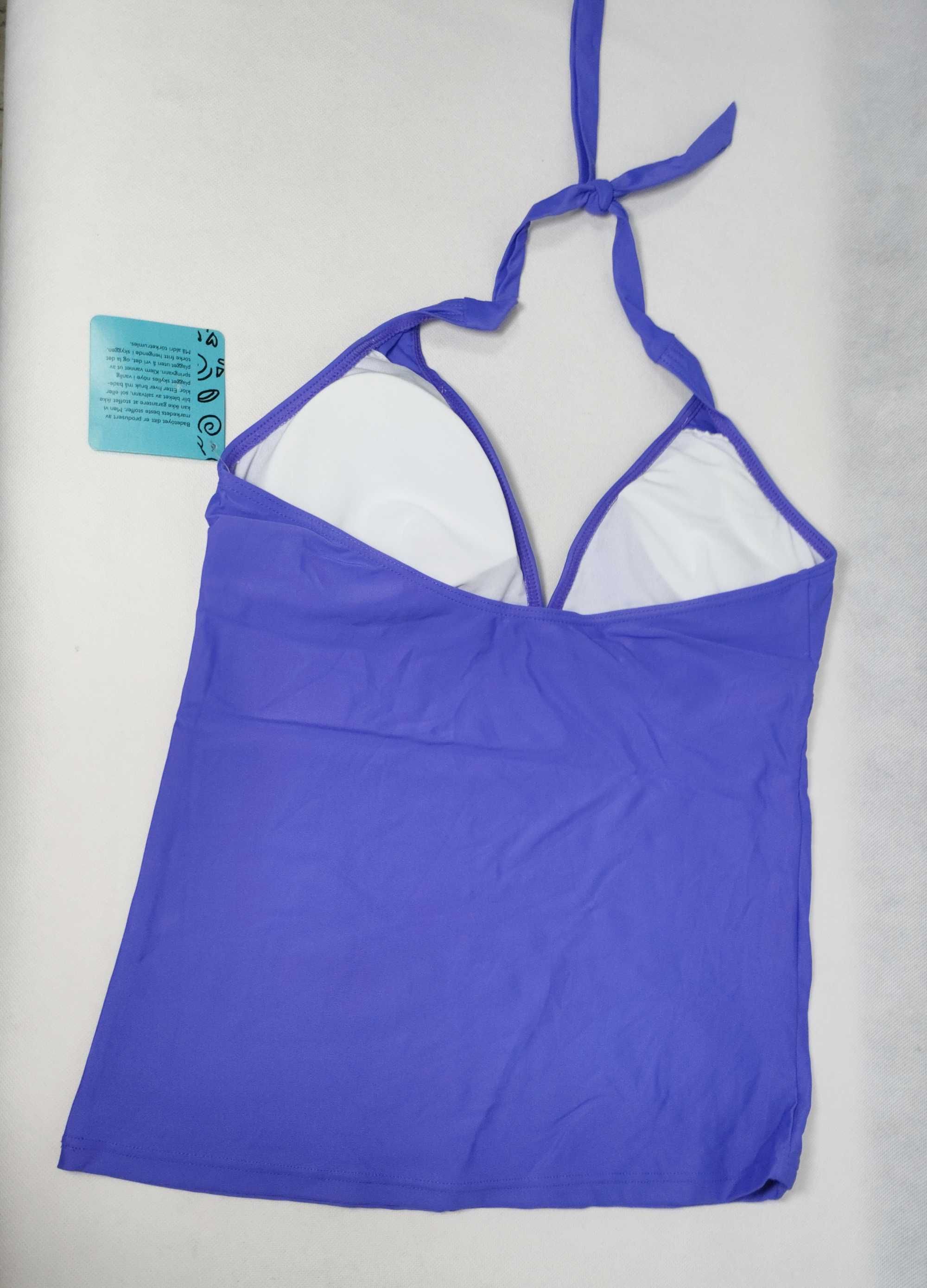 TN0178 Strój kąpielowy dwuczęściowy tankini z koszulką 46/48 XXL