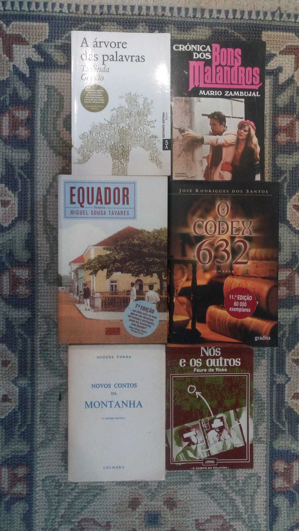 Conjunto +70 livros autores portugueses lusofonos