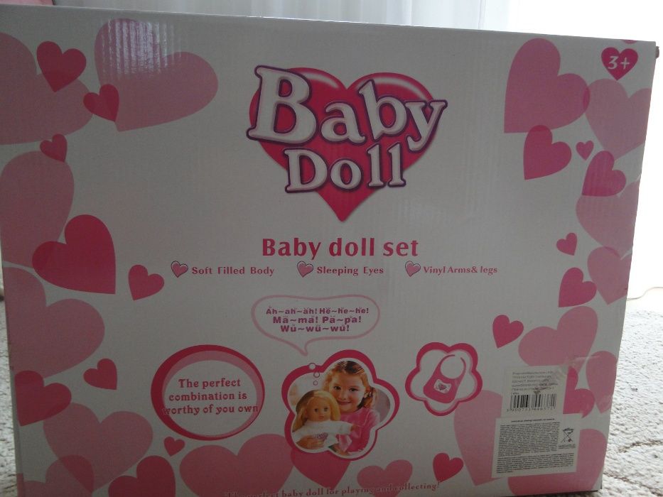 lalka interaktywna Baby doll z akcesoriami