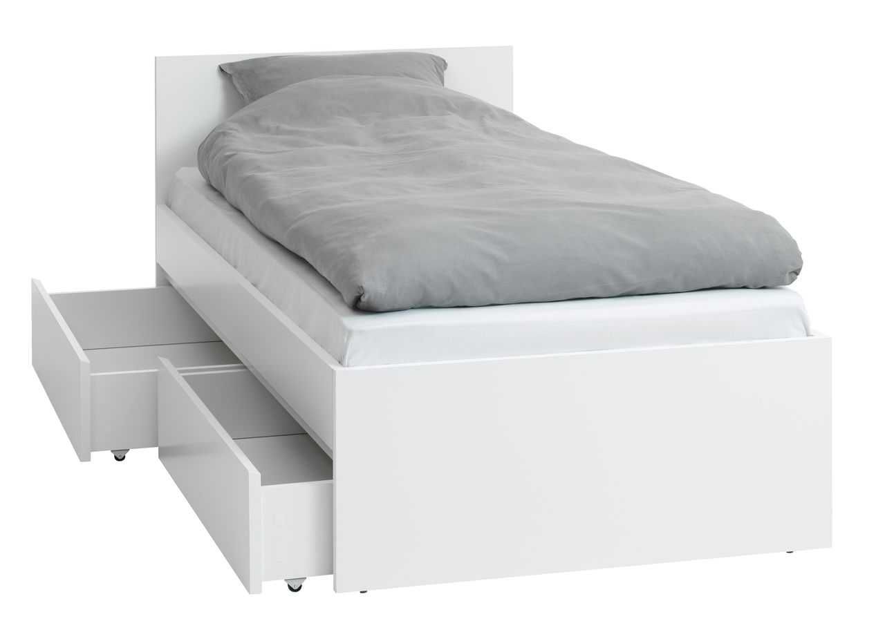 Łóżko + materac 90x200 cm