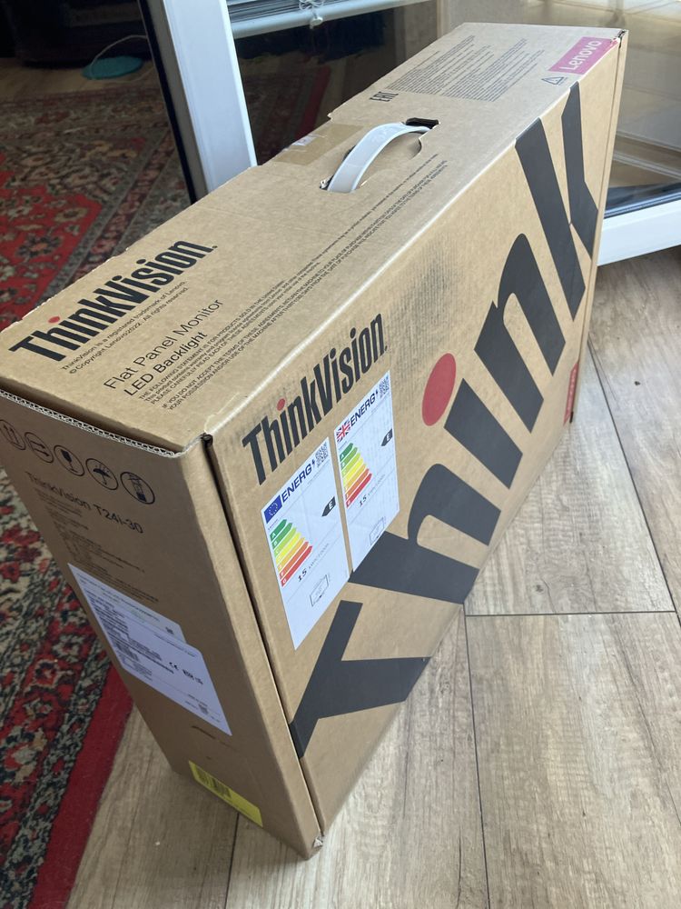 Monitor Lenovo ThinkVision T24i-30 Lcd 24 cale / nowy