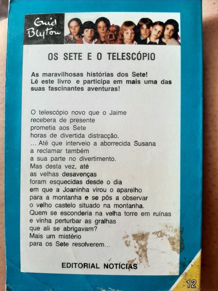 Livro os sete e o telescópio