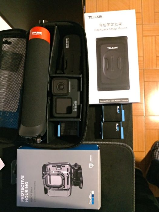 GoPro 9 Black + Acessórios